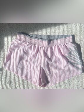 Nike: Light Pink Women's Size Medium Athletic Baby Pink Dri-Fit Shorts w/ Liner